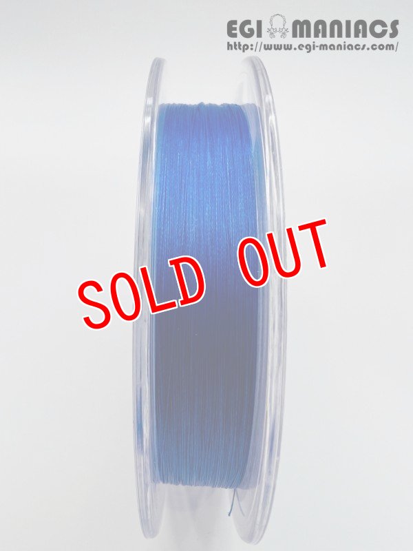 画像3: EGI MANIACS 限定カラー　X8-PE 0.5-210m 『Sea Blue』87ちゃんblueステッカー付 (3)